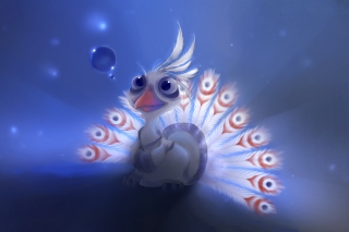 Cute Peacock Picture for Android, iPhone and iPad