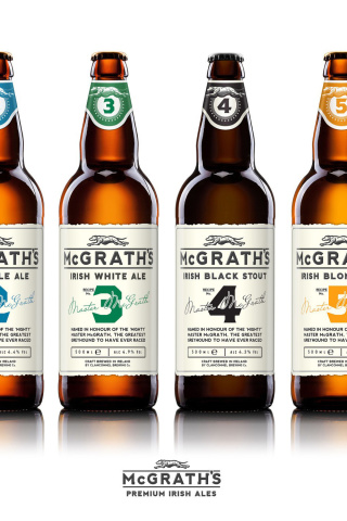 Обои McGraths Premium Irish Ales 320x480