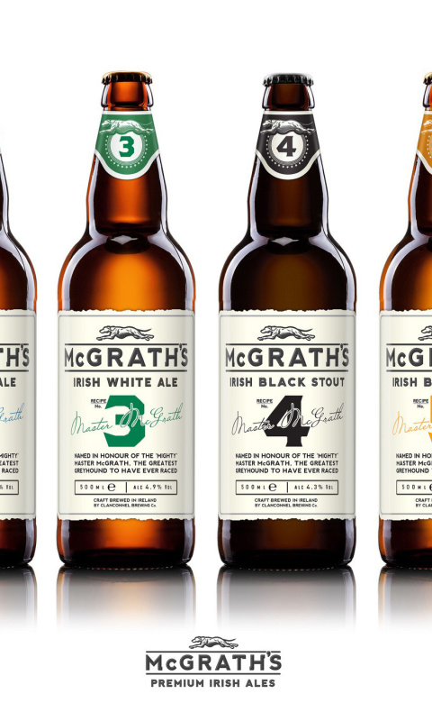 Das McGraths Premium Irish Ales Wallpaper 480x800
