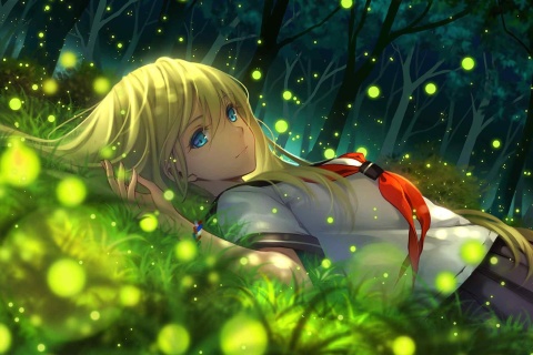 Screenshot №1 pro téma Everlasting Summer Anime 480x320