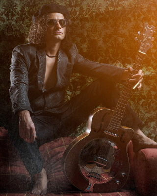 Musician and Guitar - Obrázkek zdarma pro iPhone 5C