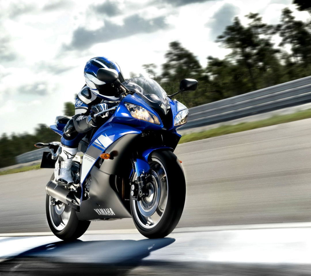 Fondo de pantalla Yamaha R6 Superbike 1080x960