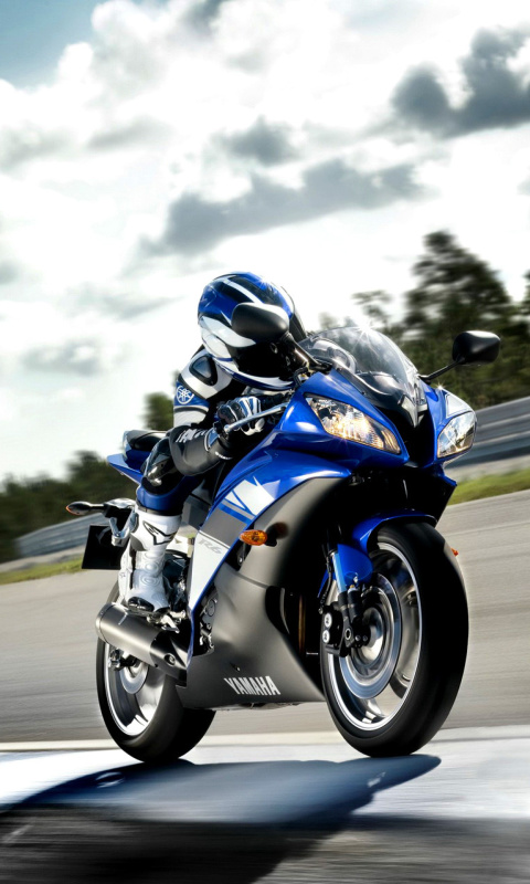 Screenshot №1 pro téma Yamaha R6 Superbike 480x800