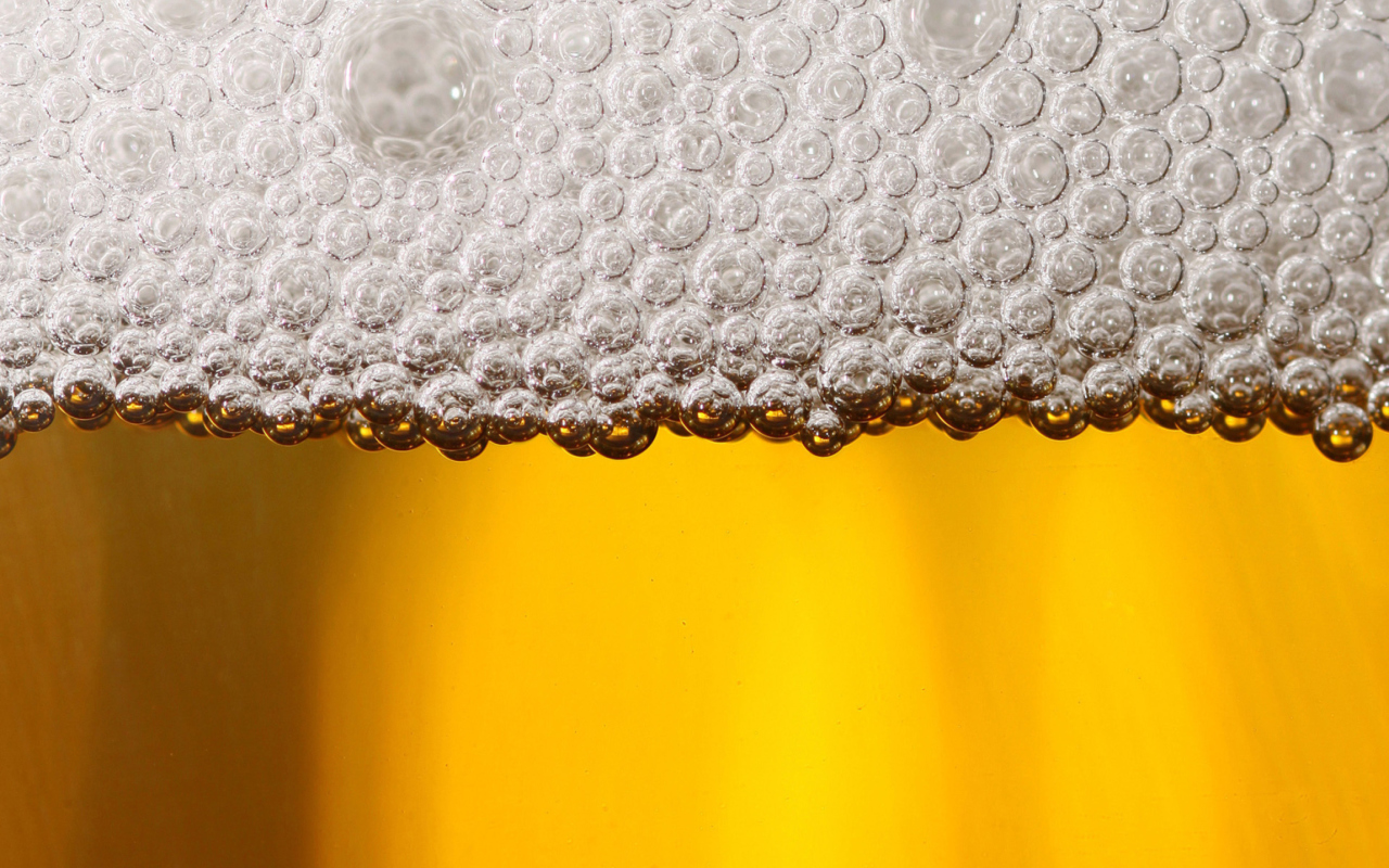 Das Beer Bubbles Wallpaper 1280x800