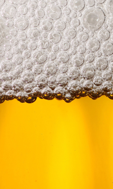 Das Beer Bubbles Wallpaper 480x800