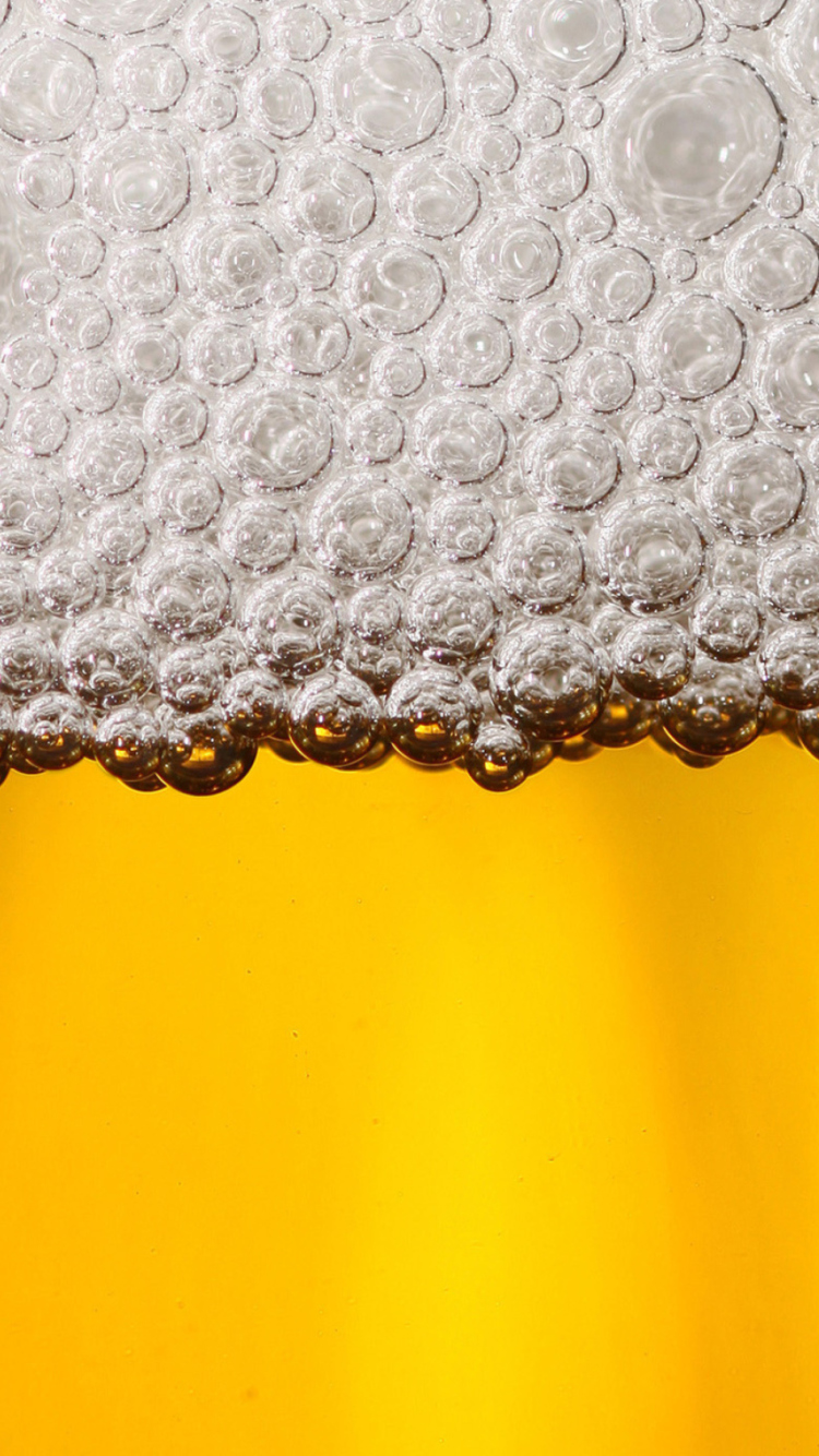 Das Beer Bubbles Wallpaper 750x1334