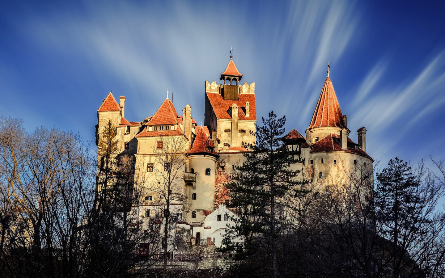 Sfondi Castle Bran Dracula 1440x900