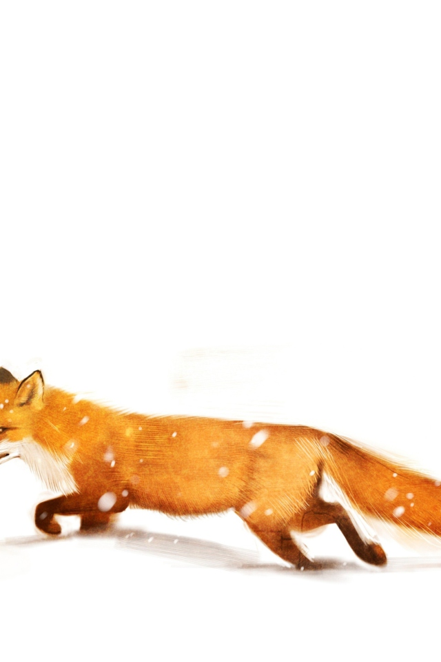 Red Fox White Snow screenshot #1 640x960