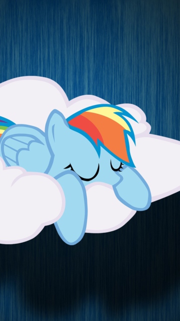 Sfondi My Little Pony, Rainbow Dash 360x640