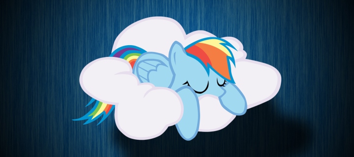 My Little Pony, Rainbow Dash wallpaper 720x320