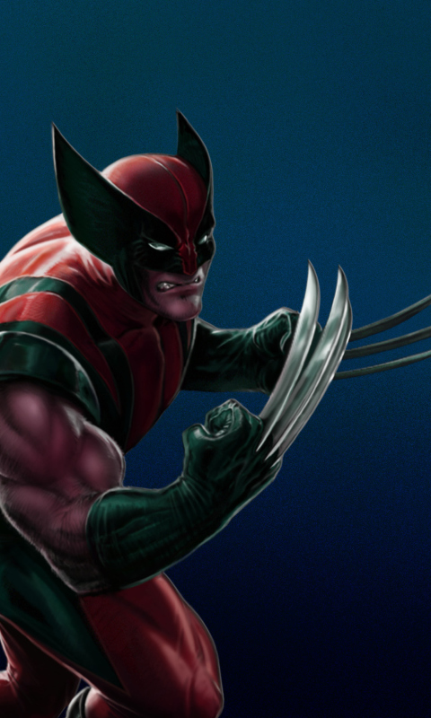 Обои Wolverine Marvel Comics 480x800