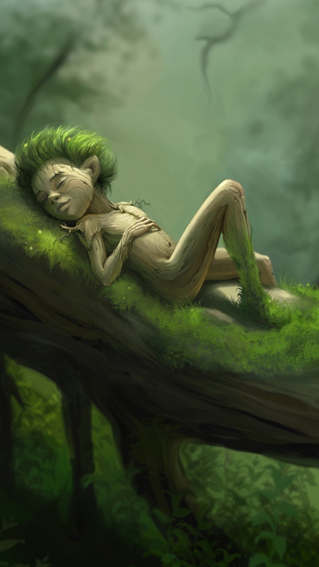 Sfondi Forest Sleep 640x1136