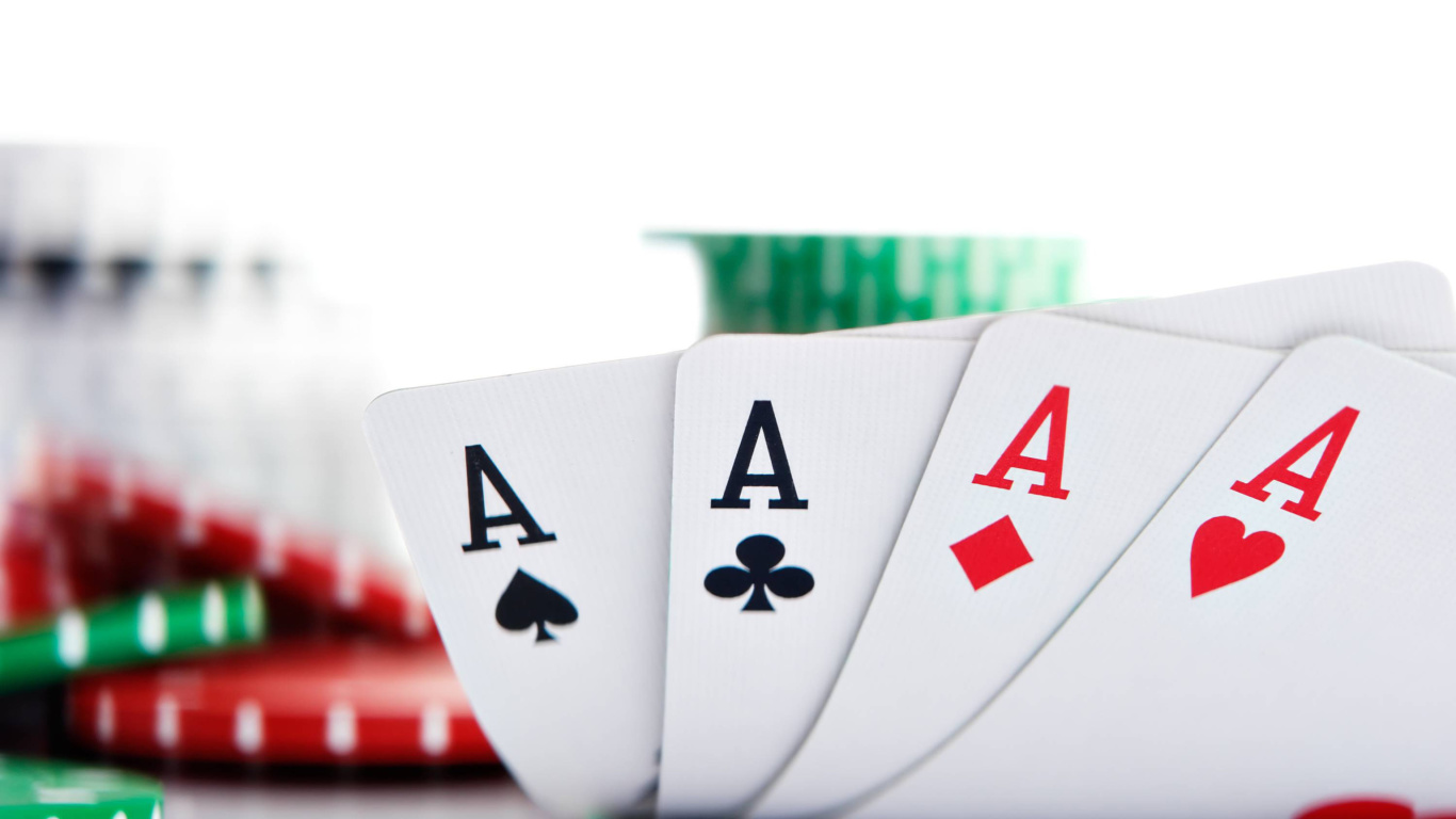 Fondo de pantalla Poker Playing Cards 1366x768