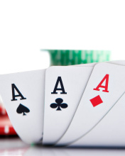 Das Poker Playing Cards Wallpaper 176x220