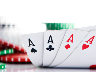 Fondo de pantalla Poker Playing Cards 320x240