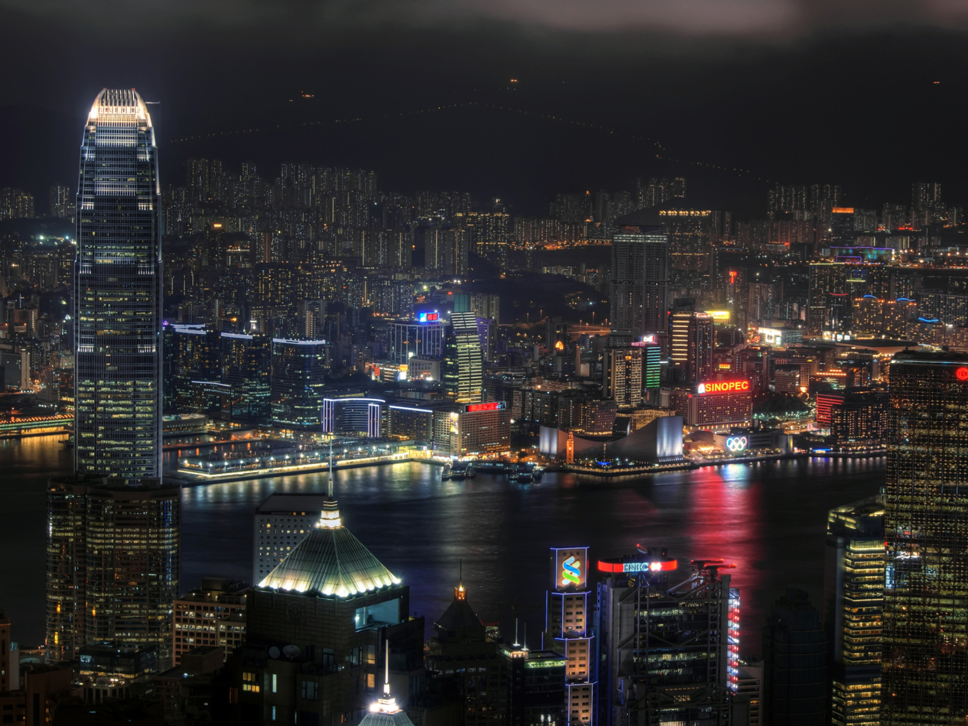 Screenshot №1 pro téma Hong Kong Night Tour 1400x1050
