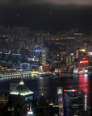 Hong Kong Night Tour papel de parede para celular para iPhone 5S