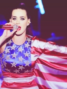 Das Katy Perry In American Flag Dress Wallpaper 132x176