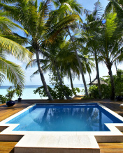 Screenshot №1 pro téma Swimming Pool on Tahiti 176x220