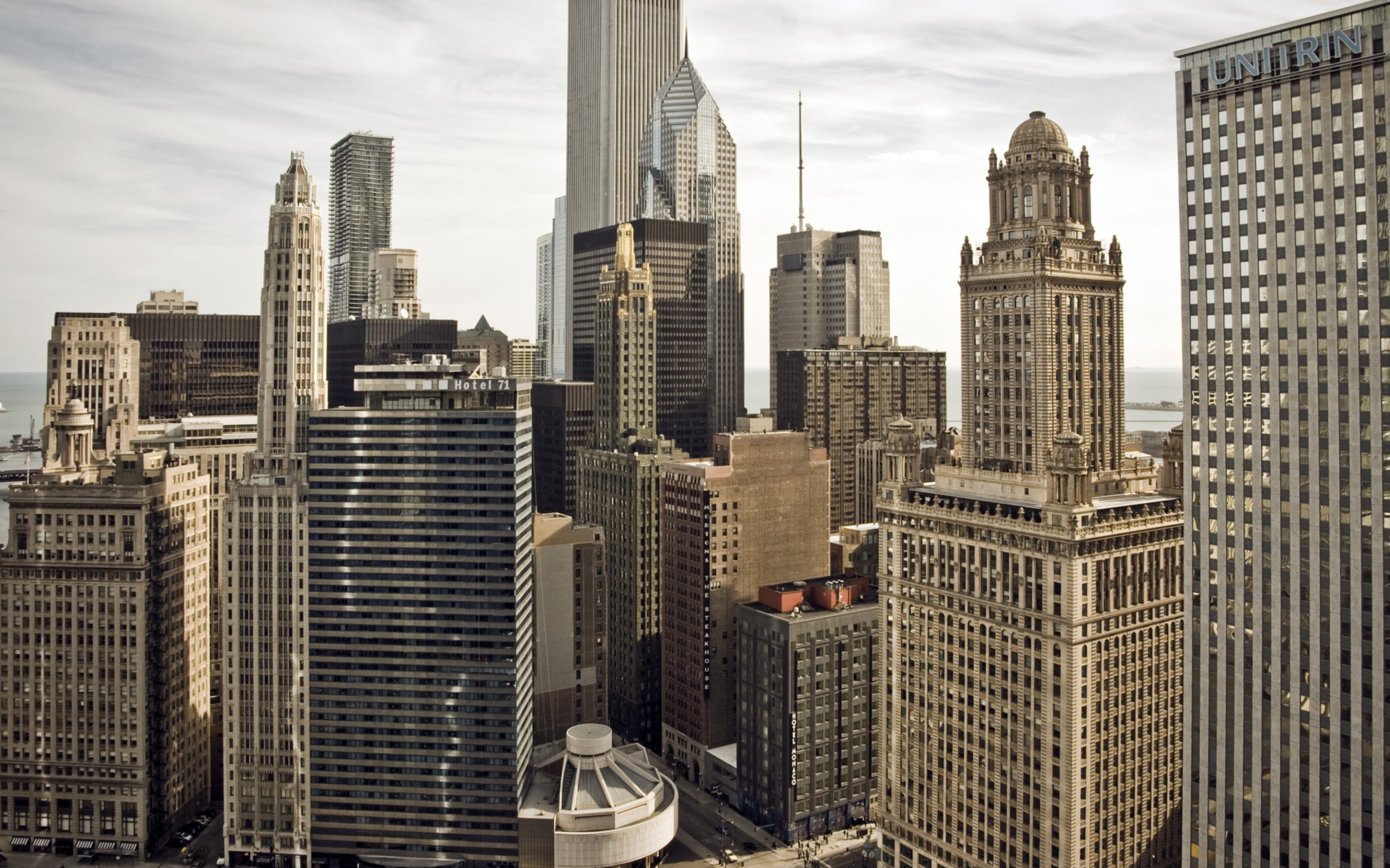 Das Chicago, Illinois, USA Wallpaper 2560x1600