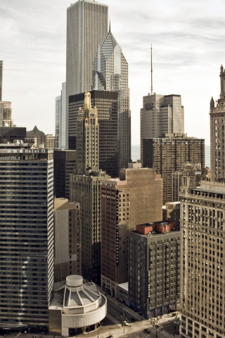 Fondo de pantalla Chicago, Illinois, USA 320x480