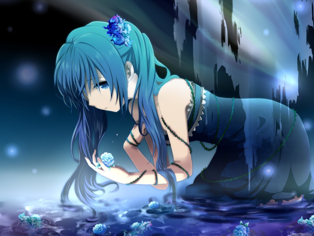 Screenshot №1 pro téma Hatsune Miku - Vocaloid 1280x960