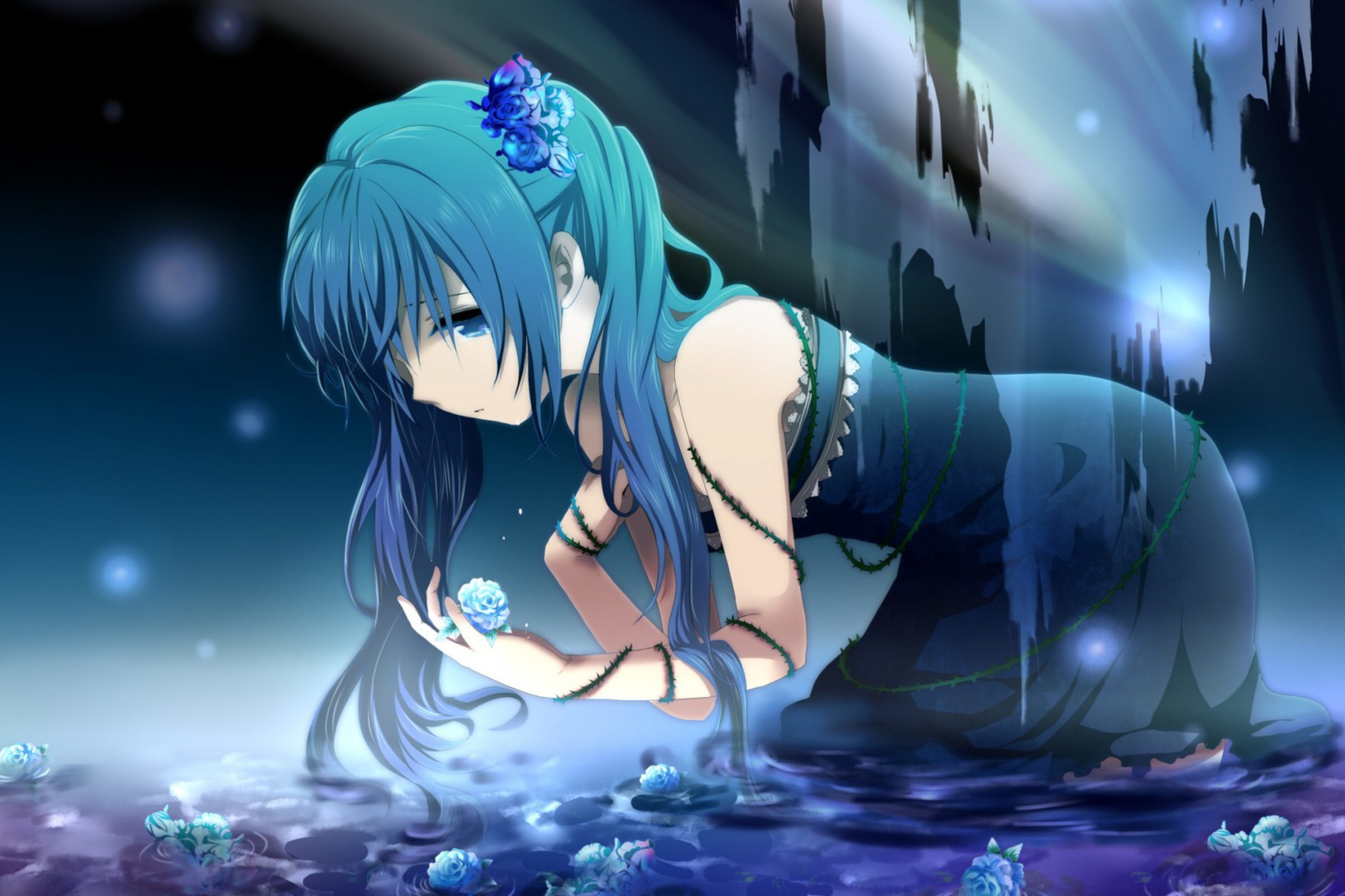 Screenshot №1 pro téma Hatsune Miku - Vocaloid 2880x1920