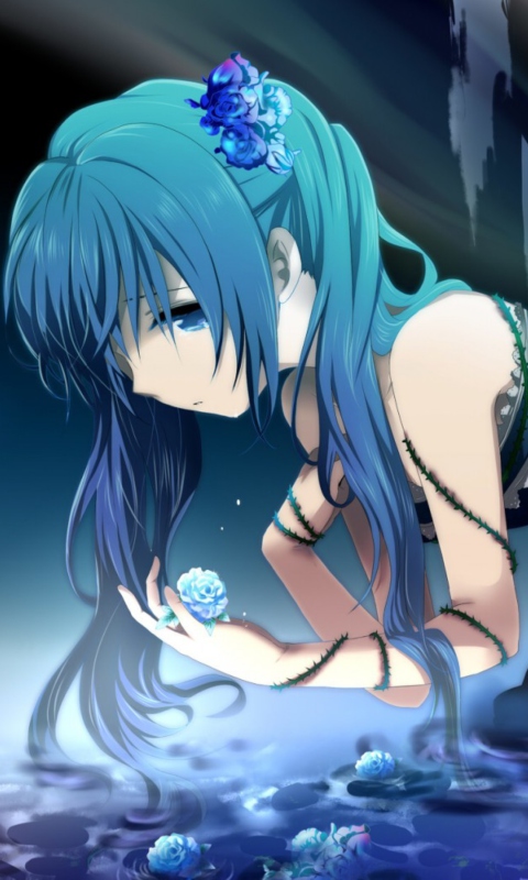 Screenshot №1 pro téma Hatsune Miku - Vocaloid 480x800