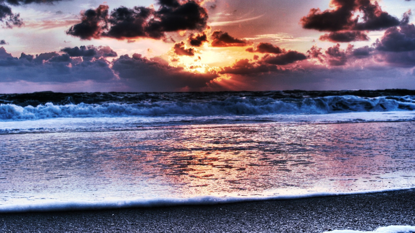 Screenshot №1 pro téma Sylt Beach 1366x768