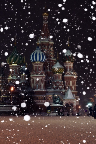 Fondo de pantalla Red Square In Moscow 320x480