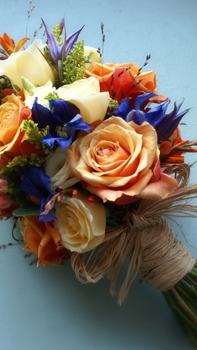 Das Pretty Bouquet Wallpaper 640x1136