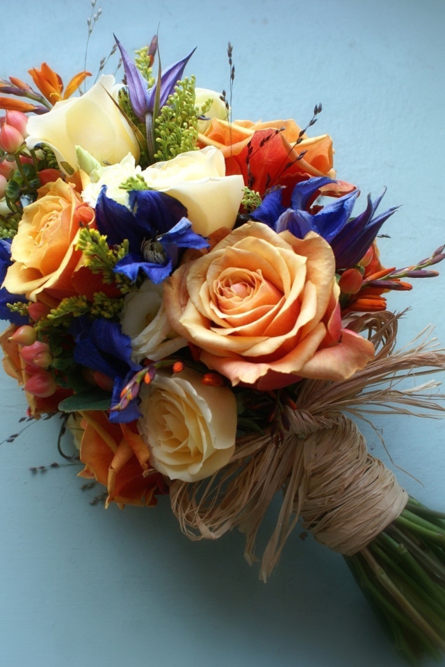 Das Pretty Bouquet Wallpaper 640x960