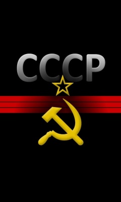 USSR and Communism Symbol wallpaper 240x400