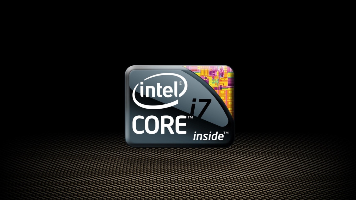 Das Intel Core i7 CPU Wallpaper 1366x768