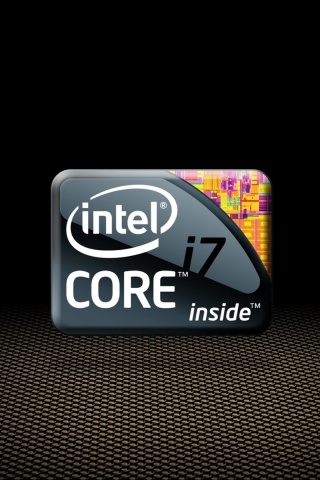 Das Intel Core i7 CPU Wallpaper 320x480