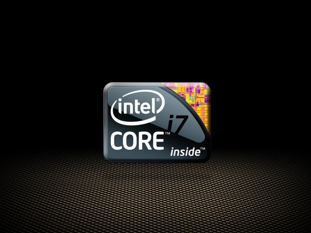 Fondo de pantalla Intel Core i7 CPU 640x480