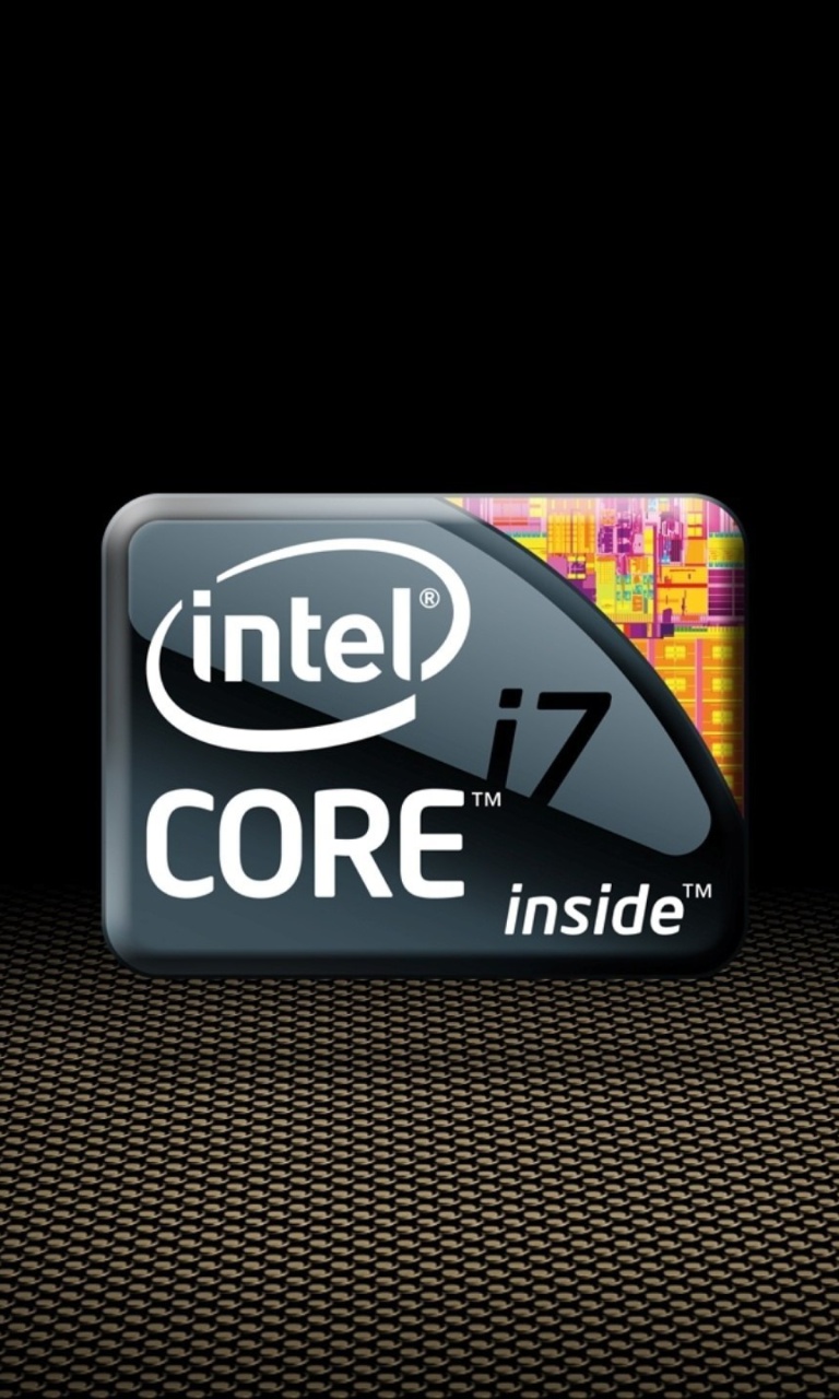 Intel Core i7 CPU wallpaper 768x1280