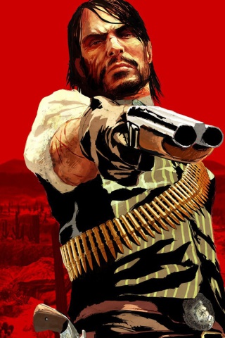 Das Red Dead Redemption Wallpaper 320x480