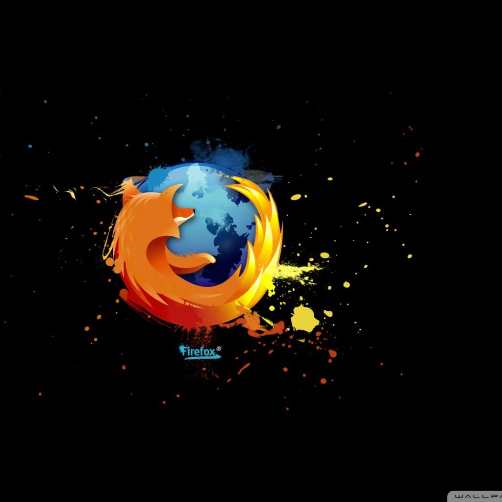 Das Firefox Logo Wallpaper 1024x1024