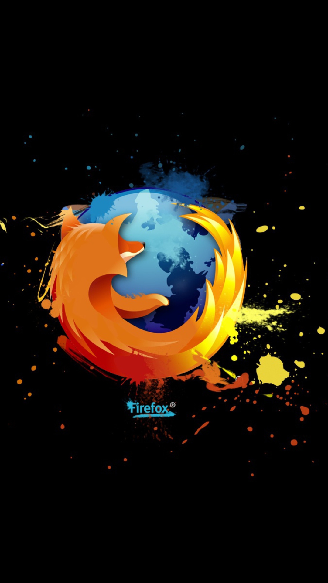 Fondo de pantalla Firefox Logo 1080x1920