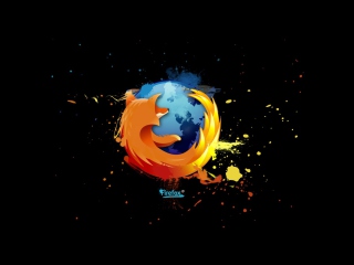 Das Firefox Logo Wallpaper 320x240