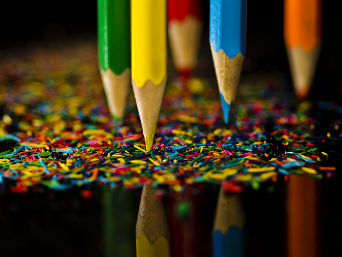 Обои Colored Pencils 1152x864