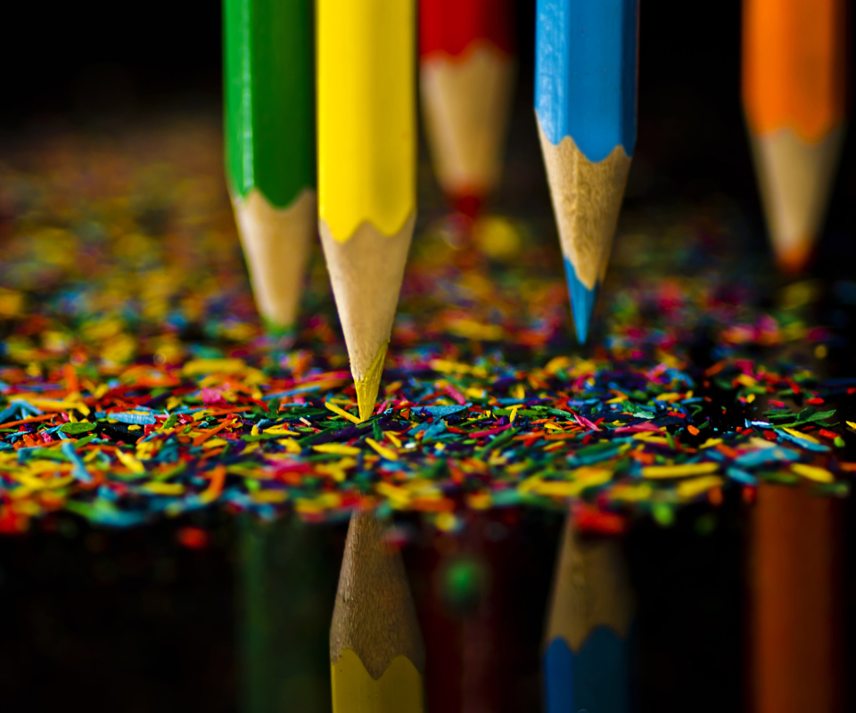 Sfondi Colored Pencils 960x800