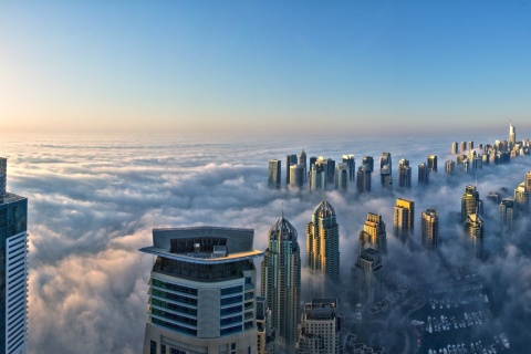 Dubai Observation Deck wallpaper 480x320