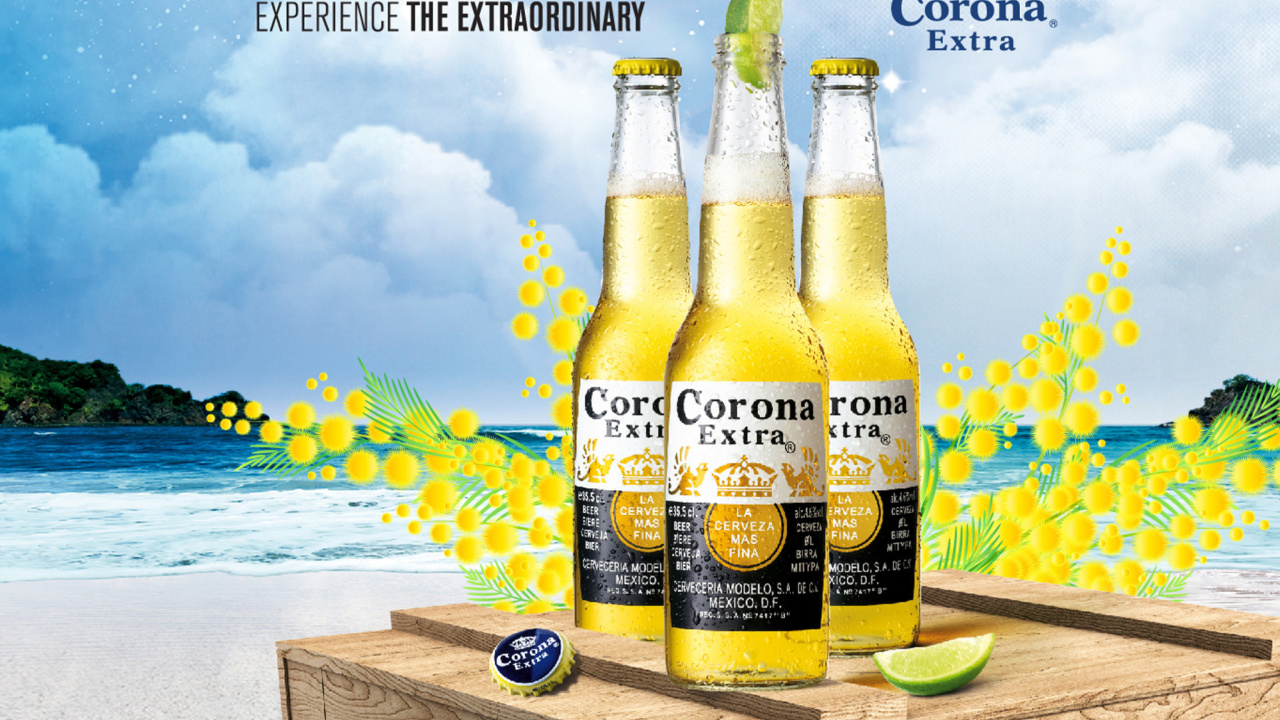 Das La Cerveza Corona Wallpaper 1280x720