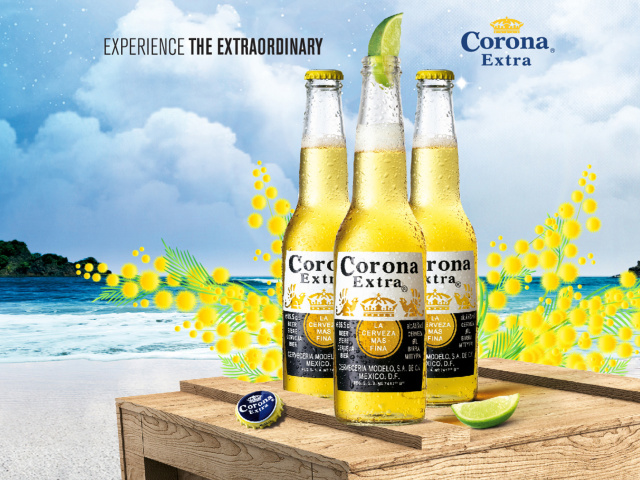 Das La Cerveza Corona Wallpaper 640x480