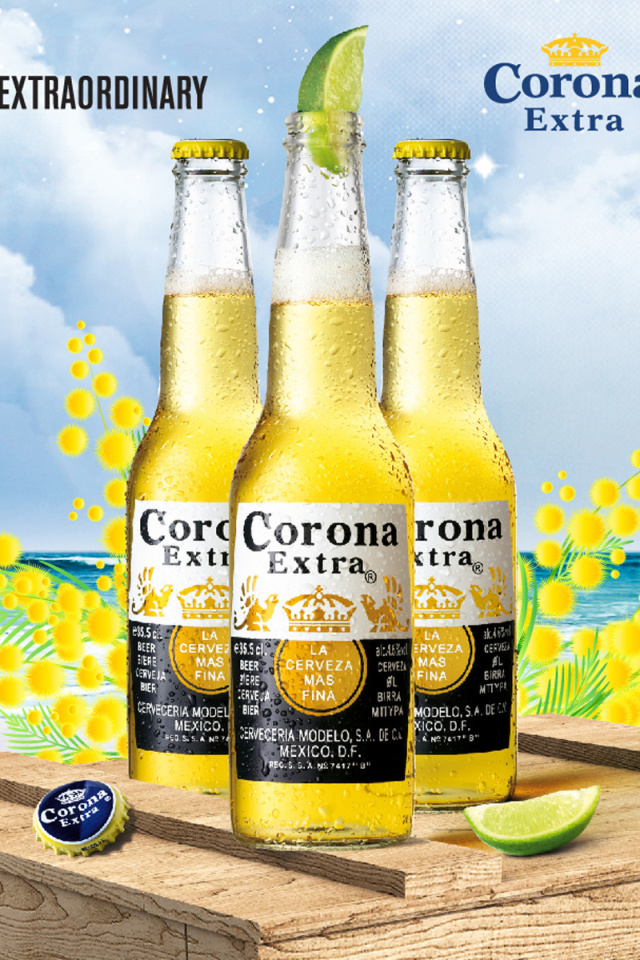 La Cerveza Corona wallpaper 640x960