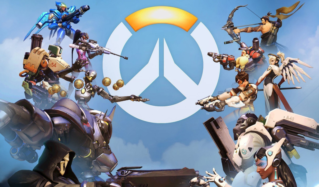 Fondo de pantalla Overwatch Shooter Game 1024x600