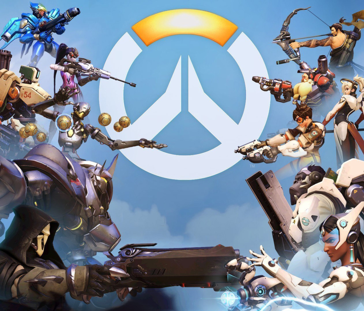 Das Overwatch Shooter Game Wallpaper 1200x1024