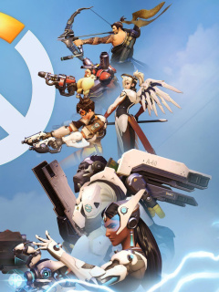 Overwatch Shooter Game wallpaper 240x320